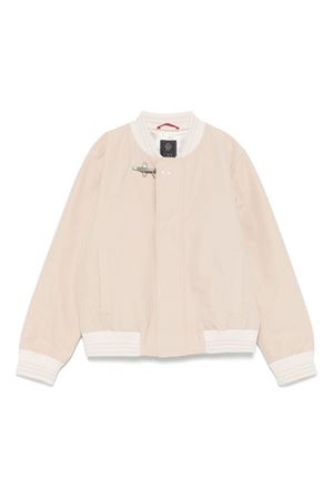 beige cotton jacket FAY KIDS | FW2P17I0042108